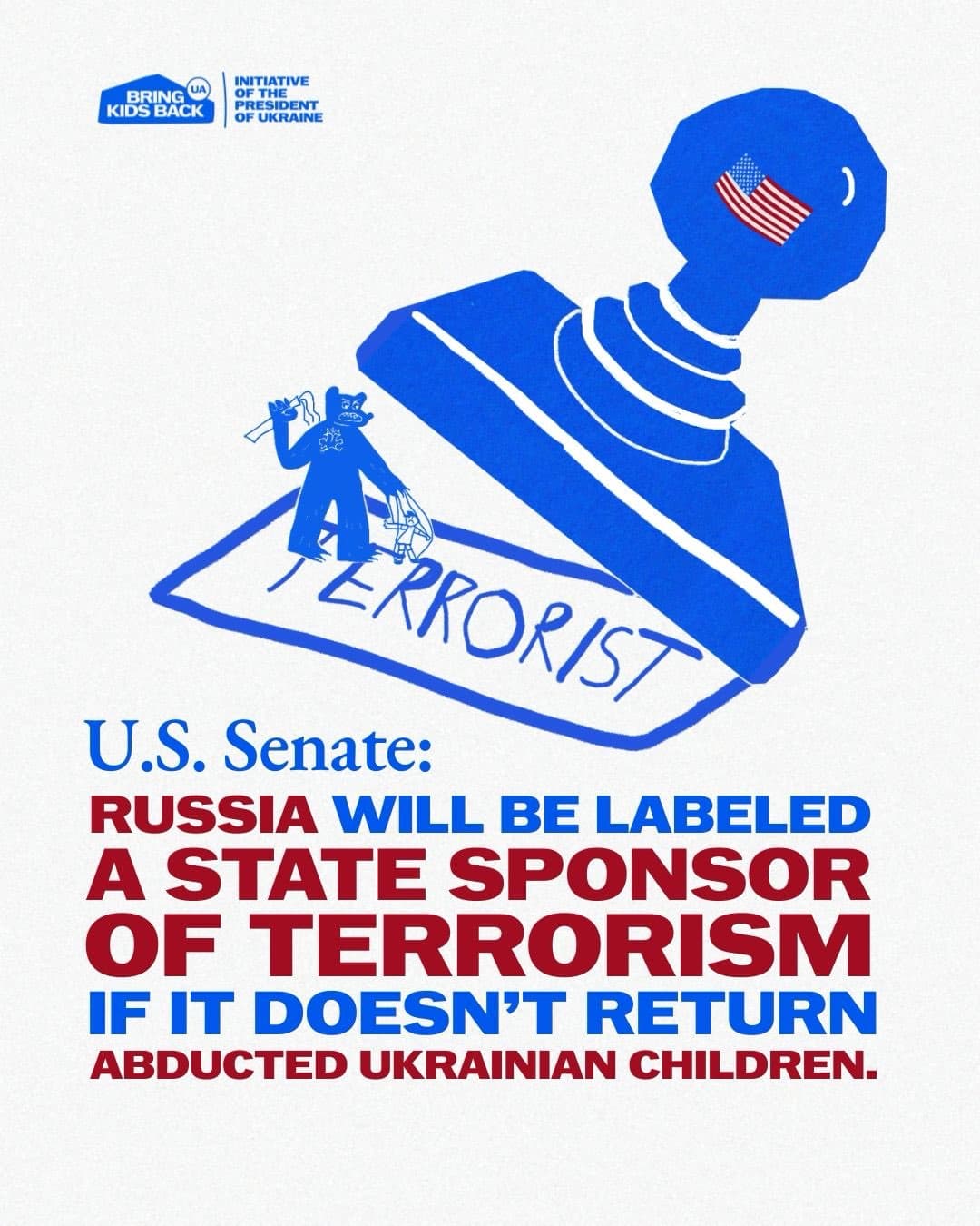 The U.S. Senate Foreign Relations Committee has unanimously supported a bipartisan bill that could label Russia a State Sponsor of Terrorism if it fails to return abducted Ukrainian children.