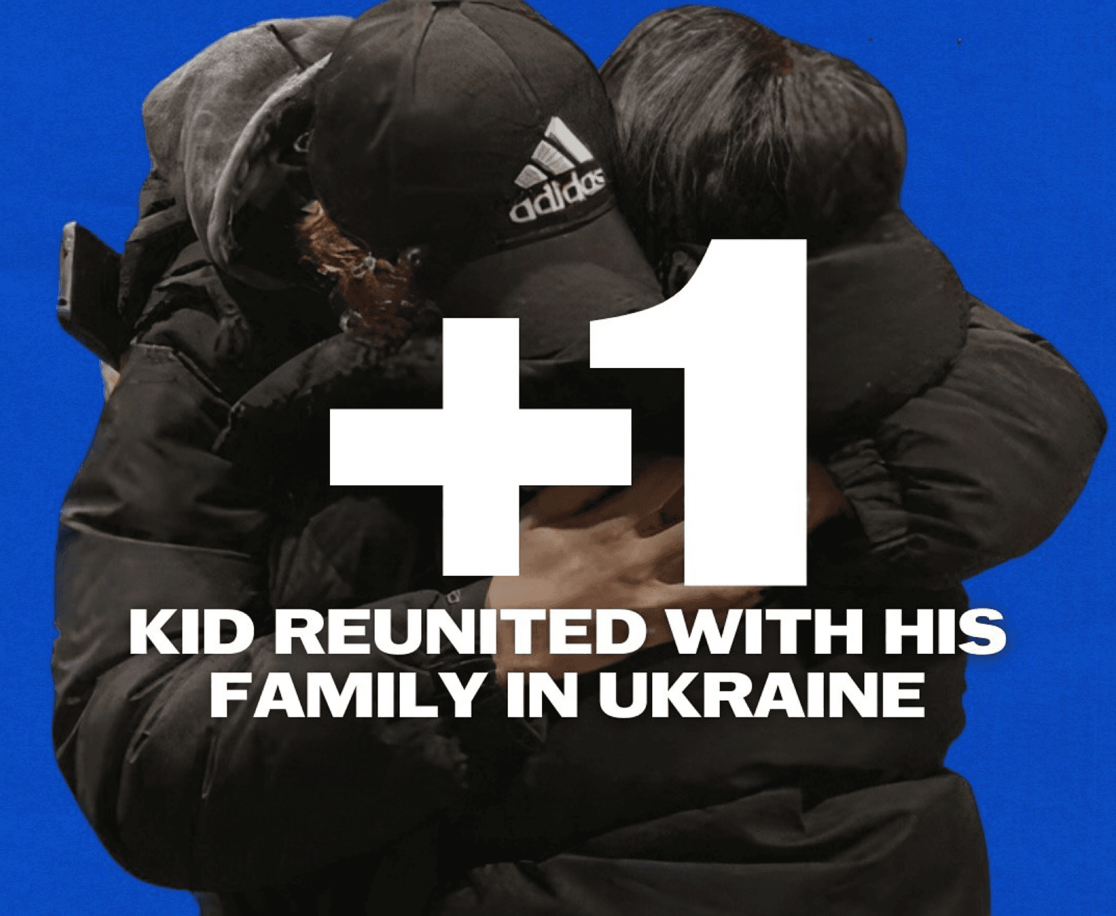 A Ukrainian servicewoman reunites with her son after 3 years of separation
