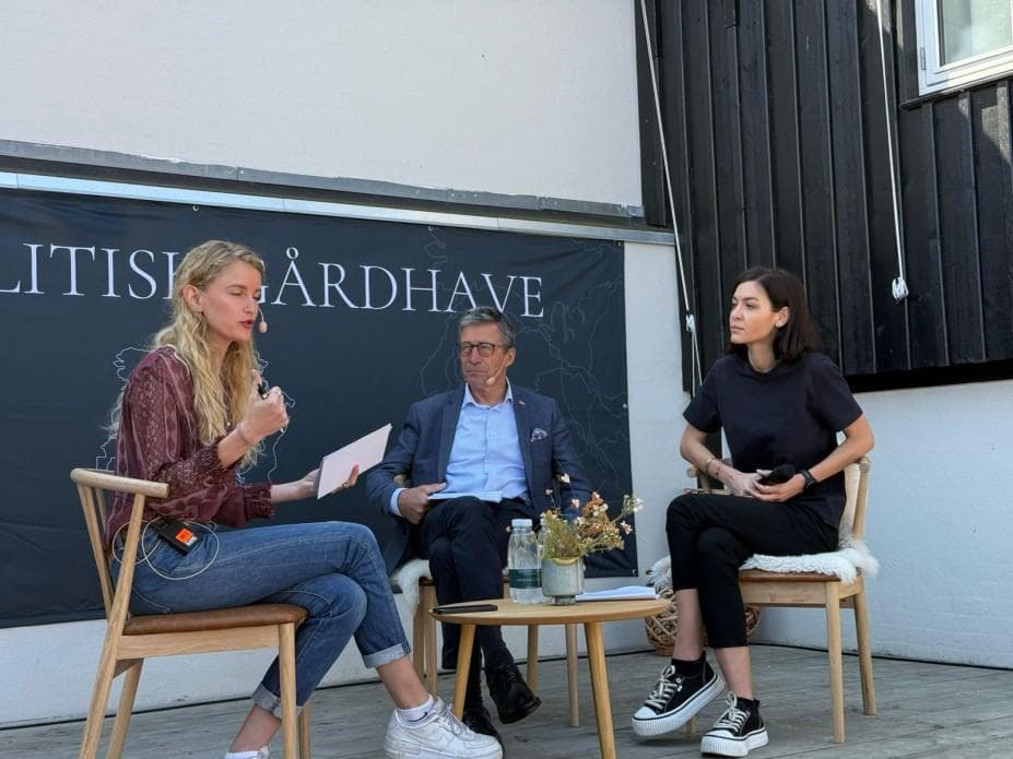 Dariia Zarivna presented the Bring Kids Back UA initiative at Denmark’s largest democracy festival