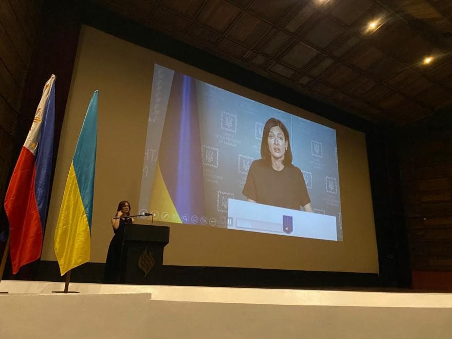 During an event in the Philippines, Dariia Zarivna called for international support for the President’s Bring Kids Back UA Initiative