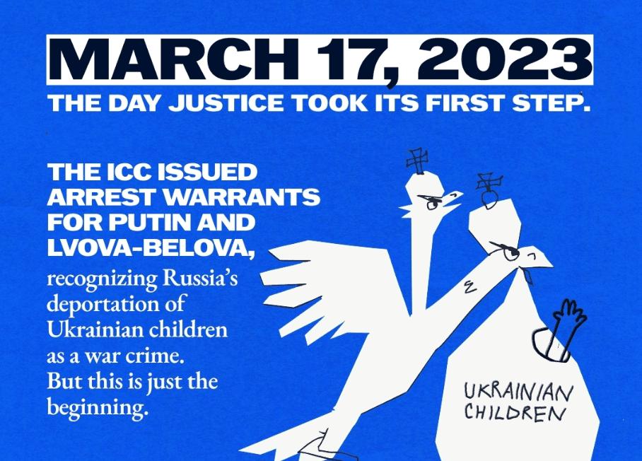 March 17 – Second anniversary of the ICC arrest warrants for Putin and Lvova-Belova